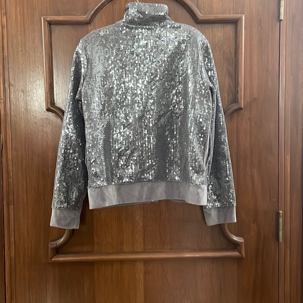 Silver Sequin Jacket - image 2